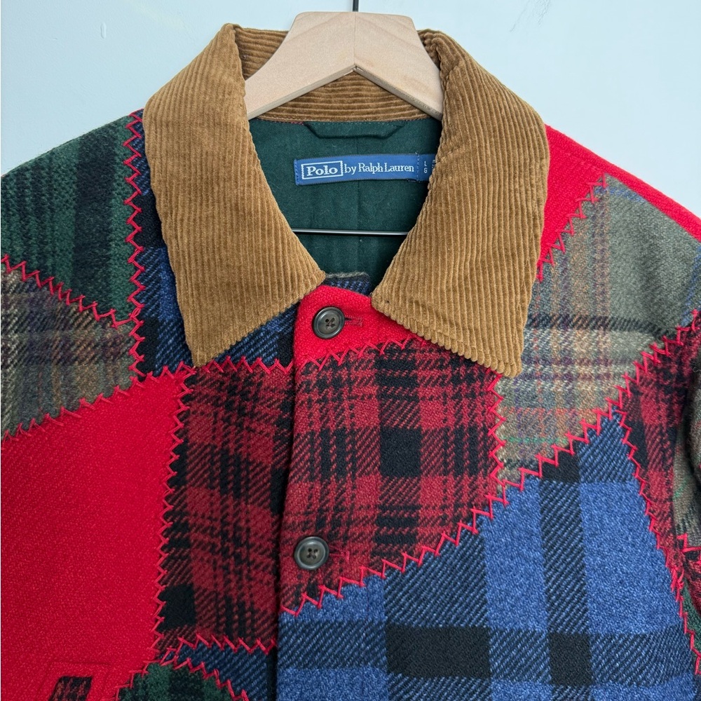 Polo By Ralph Lauren Patchwork Wool Hunting Chore… - image 3